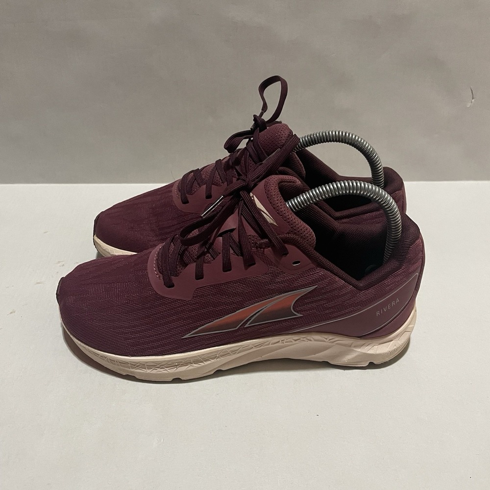 Altra Rivera Women's 7.5  Athletic Running‎ Shoes Rose Coral Maroon 508731